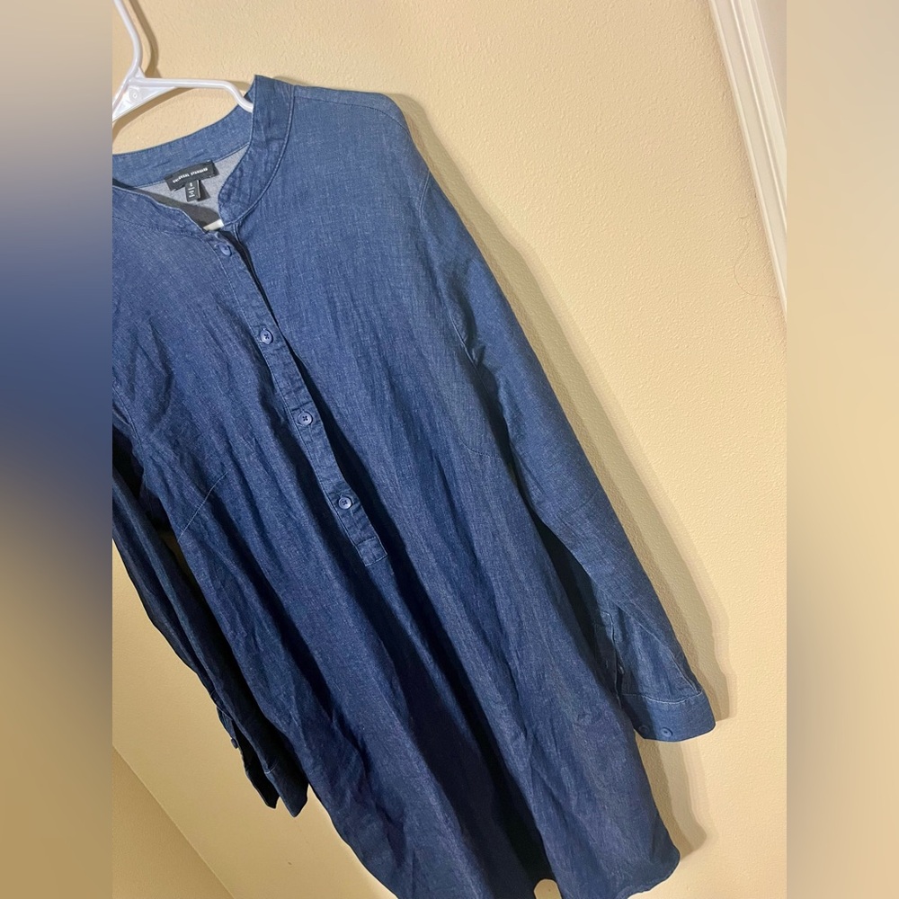 Universal Standard Hannah Button Down Denim Dress - image 4